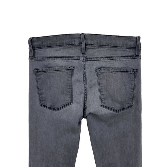 FRAME DENIM Le Skinny de Jeanne Low Rise Distressed Jeans - Picture 4 of 7